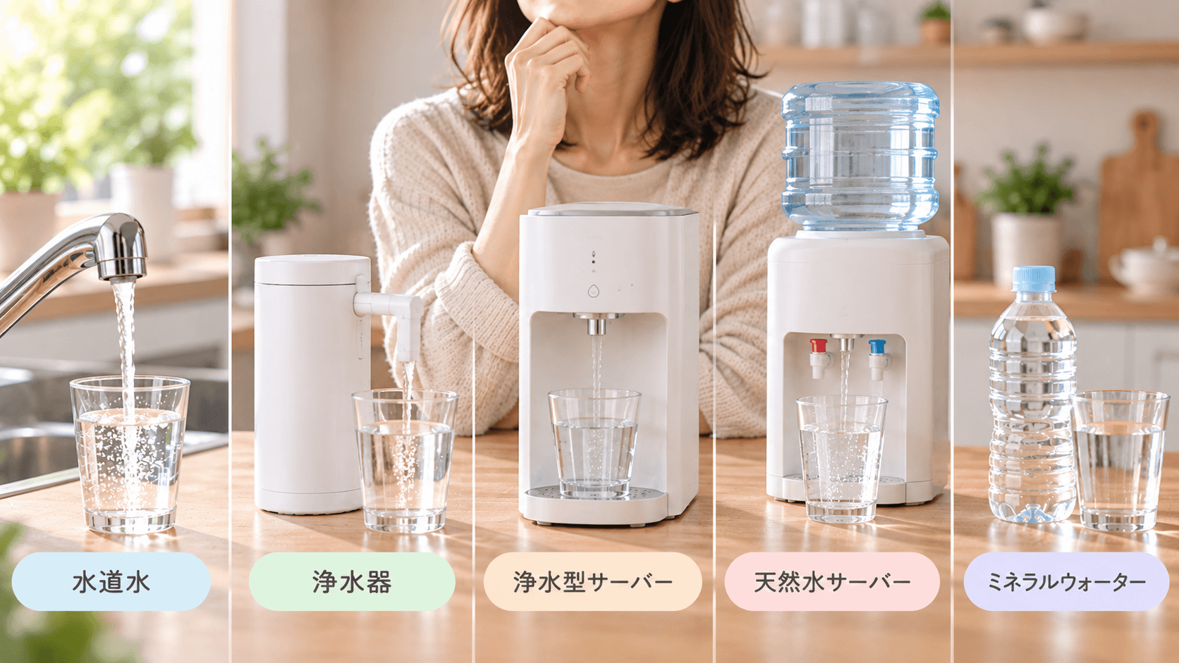 5 Types of Water